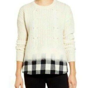 MADEWELL | Knit Sweater w Flannel Lining